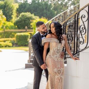 Custom engagement dress